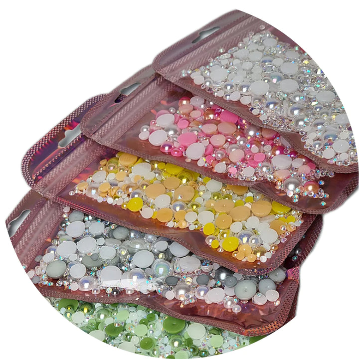 Crystals nail art and accessories