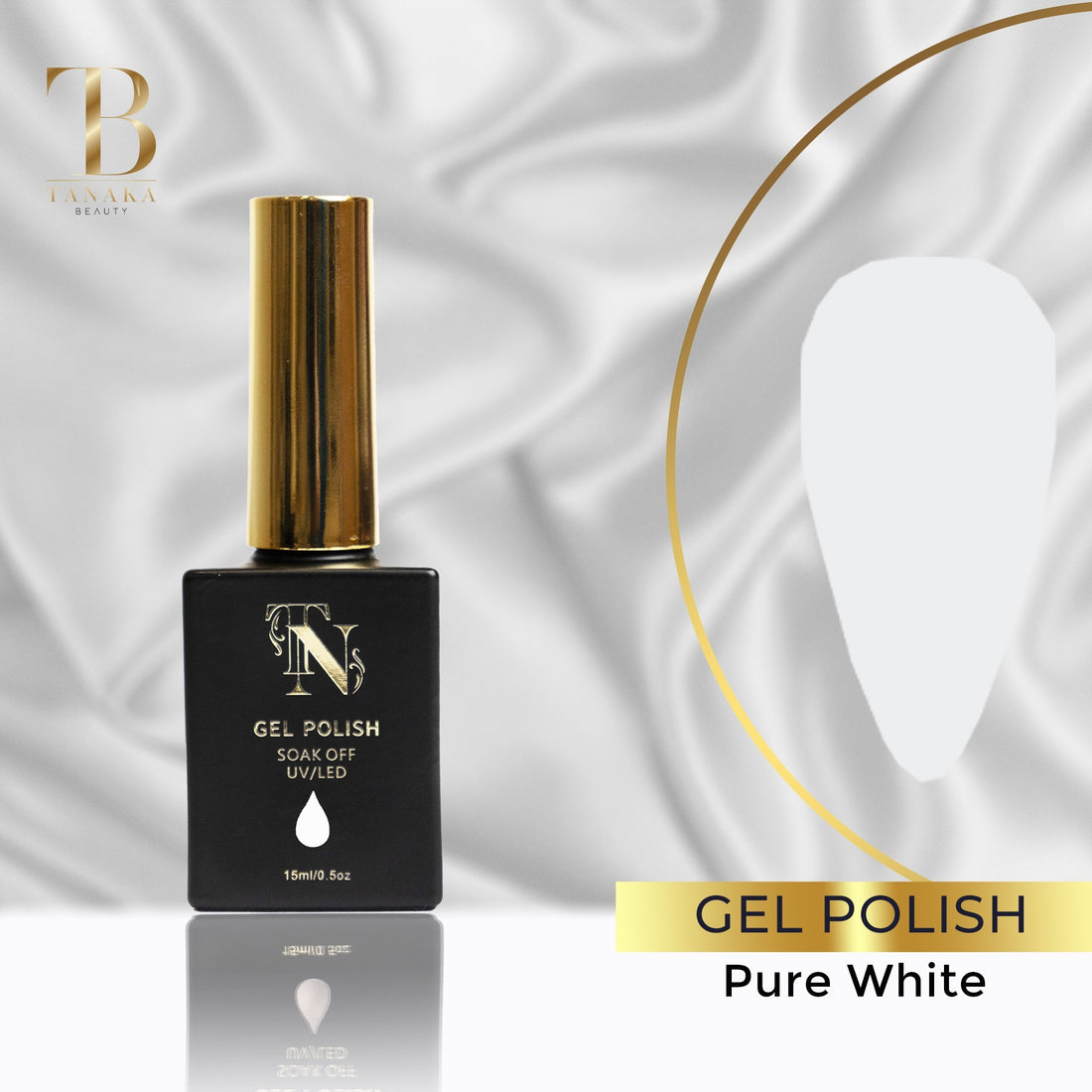 Gel colours 15 ML - Colour 0020 (Pure White)