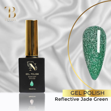 Nail Gel Polish (Reflective Jade Green) 