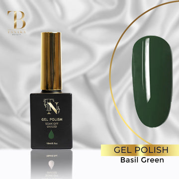 Gel Colors Nail Polish (Basil Green) by Tanaka Nails 