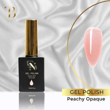 Tanaka gel nail polish - peachy opaque