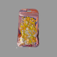 Nail Crystals & Rhinestones Gems Yellow