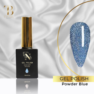 Gel Colors Nail Polish (Powder Blue) by Tanaka Nails