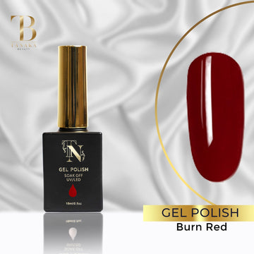 Gel Nail Polish (Burn Red) by Tanaka Nails