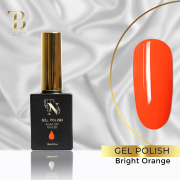 Gel Colors Nail Polish (Bright Orange) by Tanaka Nails