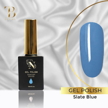 Gel Colors Nail Polish (Slate Blue) by Tanaka Nails
