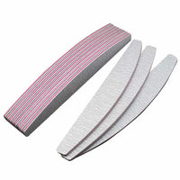 Half Moon Zebra Nail File 5 pack | Tanaka Beauty