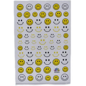 Nail Art Stickers - Smiley Faces - R065