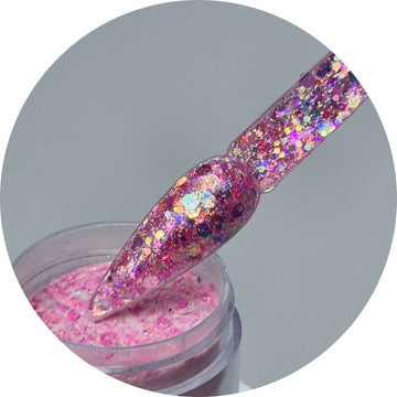 Acrylic Glitter Powders Light Pink 30G -