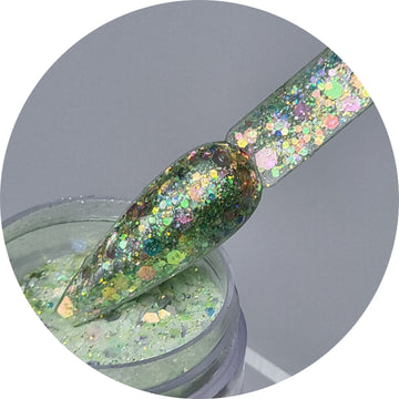 Acrylic Glitter Powders Lime Mix 30G -