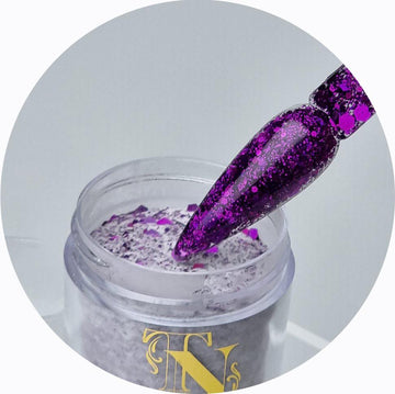 Acrylic Glitter Powders Purple 30G -