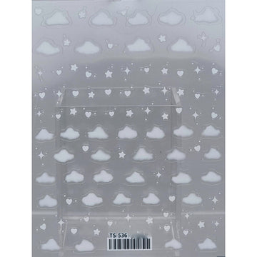 Nail Art Stickers - Clouds - TS 53653536