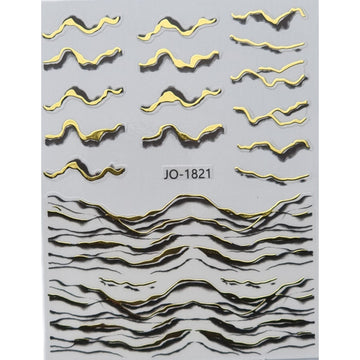 Nail Art Stickers - Lines - Jo1821