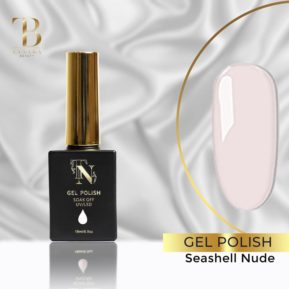 Gel colours 15 ML - Colour 5002 (Seashell Nude )