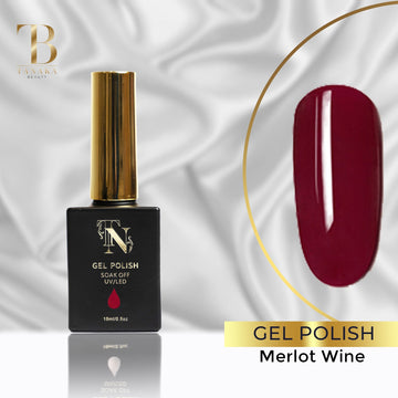 Gel Colors Nail Polish (Merlot Wine) by Tanaka Nails