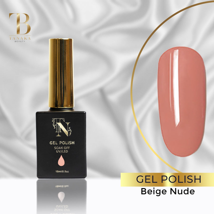 Gel Colors Nail Polish (Beige Nude) by Tanaka Nails