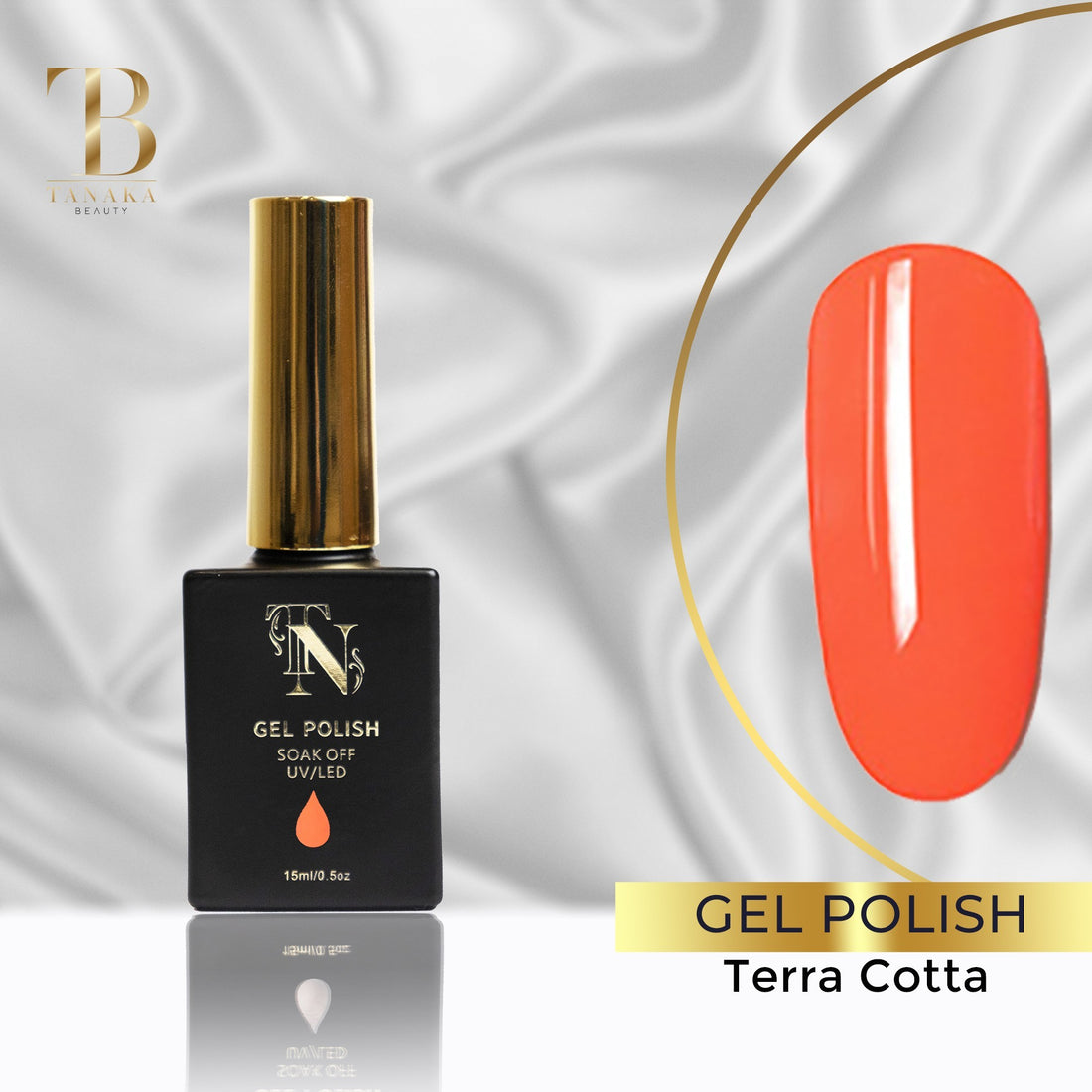 Terra Cotta Gel Color Nail Polish by Tanaka Nails