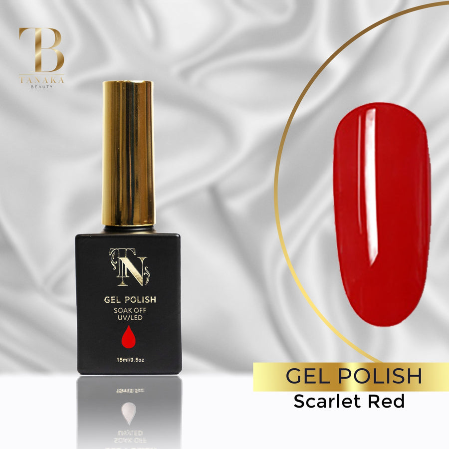 Gel Colors Nail Polish (Scarlet Red) by Tanaka Nails