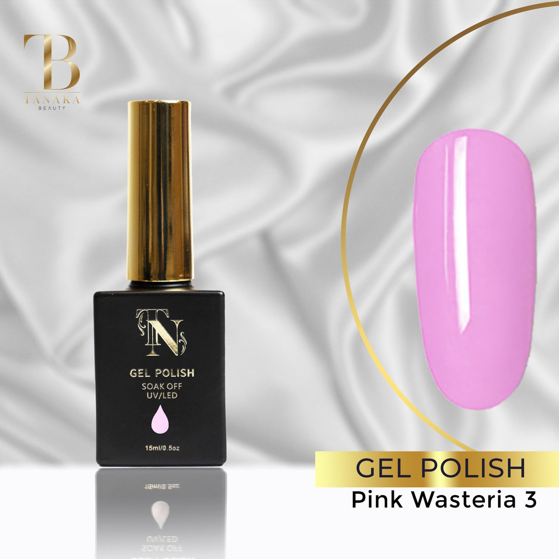 Gel Colors Nail Polish (Pink Wasteria 3) by Tanaka Nails