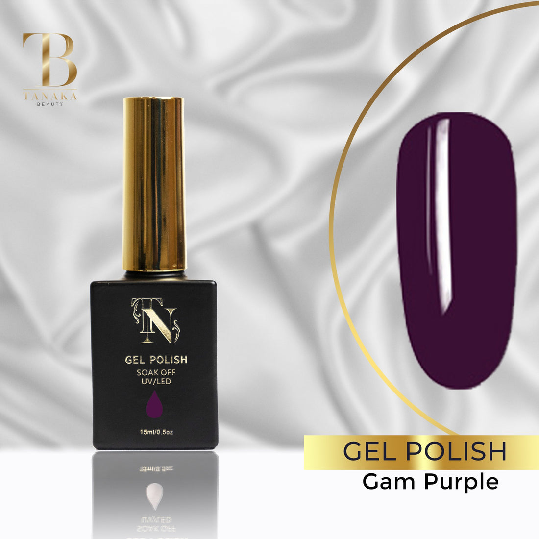 Gam Purple Gel Polish by Tanaka Nails